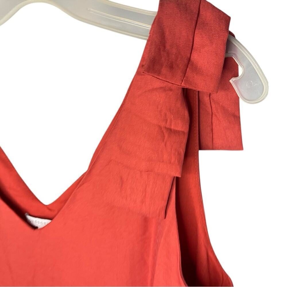 Crescent Sleeveless Cocktail Dress, Rustic Orange, Party, Date, Vacation, L - Picture 4 of 8